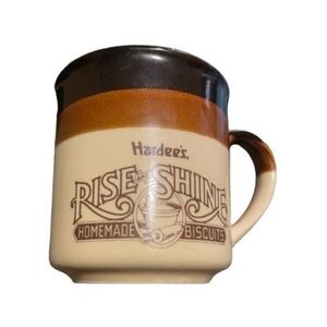 VINTAGE Hardees  Coffee Mug Rise and Shine 1989 Hardee’s​​​